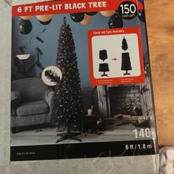 Black Christmas Tree