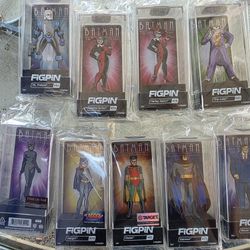 FiGPiN enamel pins Batman: The Animated Series Set