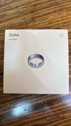 Oura Ring 4 Size 9 Brushed Silver - Brand New in Sealed Box