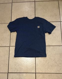 Carhartt T-Shirt Men's S Loose Fit Workwear Pocketed Short Sleeve Heavy Cotton