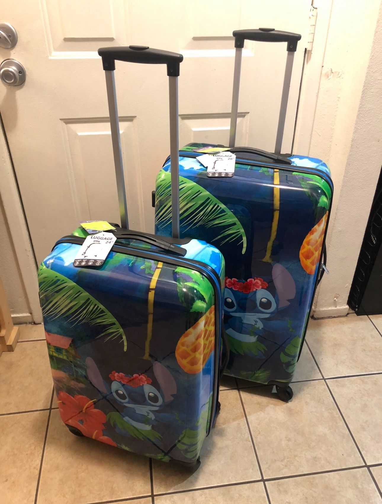 Stitch Disney Luggage From Bioworld (2 Piece)