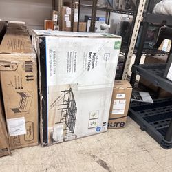 🛏️✨ 14” High Quad Fold Steel Platform Bed Frame – Queen • Brand New in Box ✨🛏️