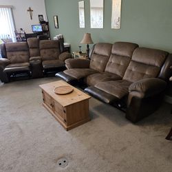 3 Pcs Living Room Set Price Lowered To $1400.00 Or Best Offer