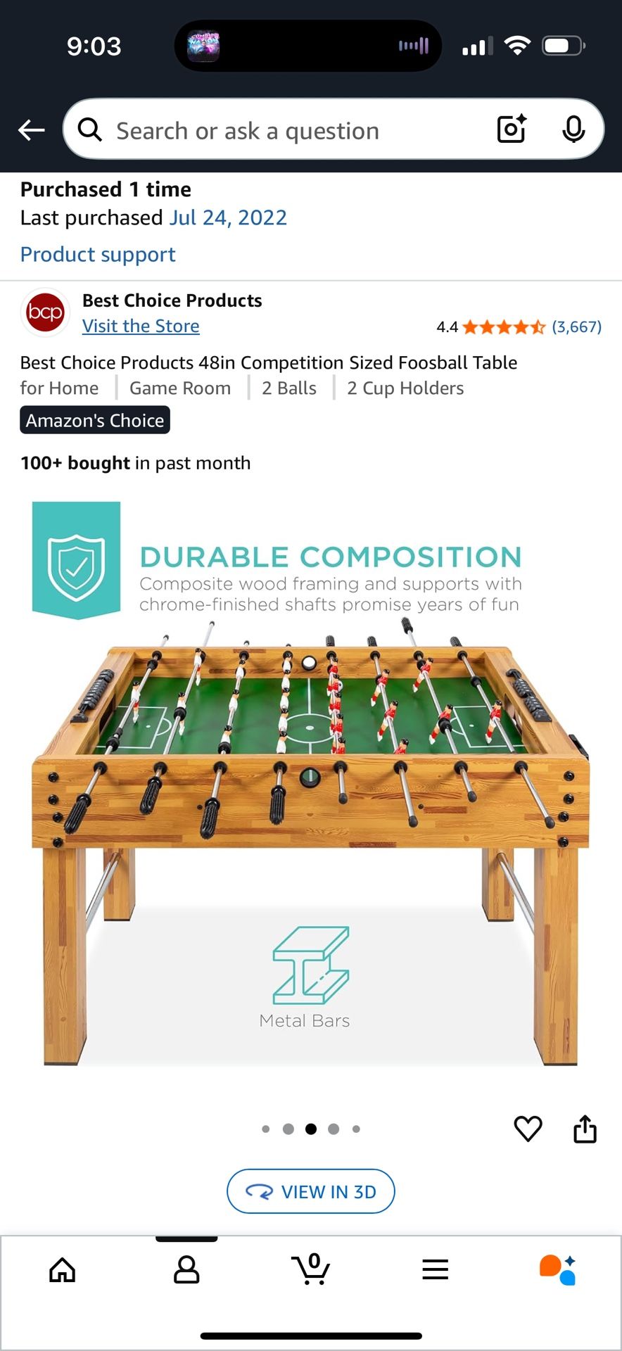 Foosball Table-