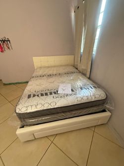 NEW MATTRESS FULL SIZE PILLOW TOP WITH BOX SPRING