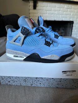 Air Jordan 4 Retro University Blue – Men’s Size 9 – Authentic w/ Box