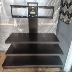 Flat Screen Tv Mount With 3 Shelves 