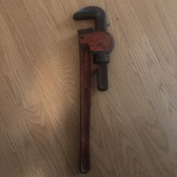 Vintage Heavy Duty drop Forged 18” Pipe Wrench