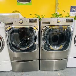 Lg Jumbo Washer And Dryer Gas No Credit Needed
