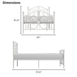 Twin Size Metal Bed