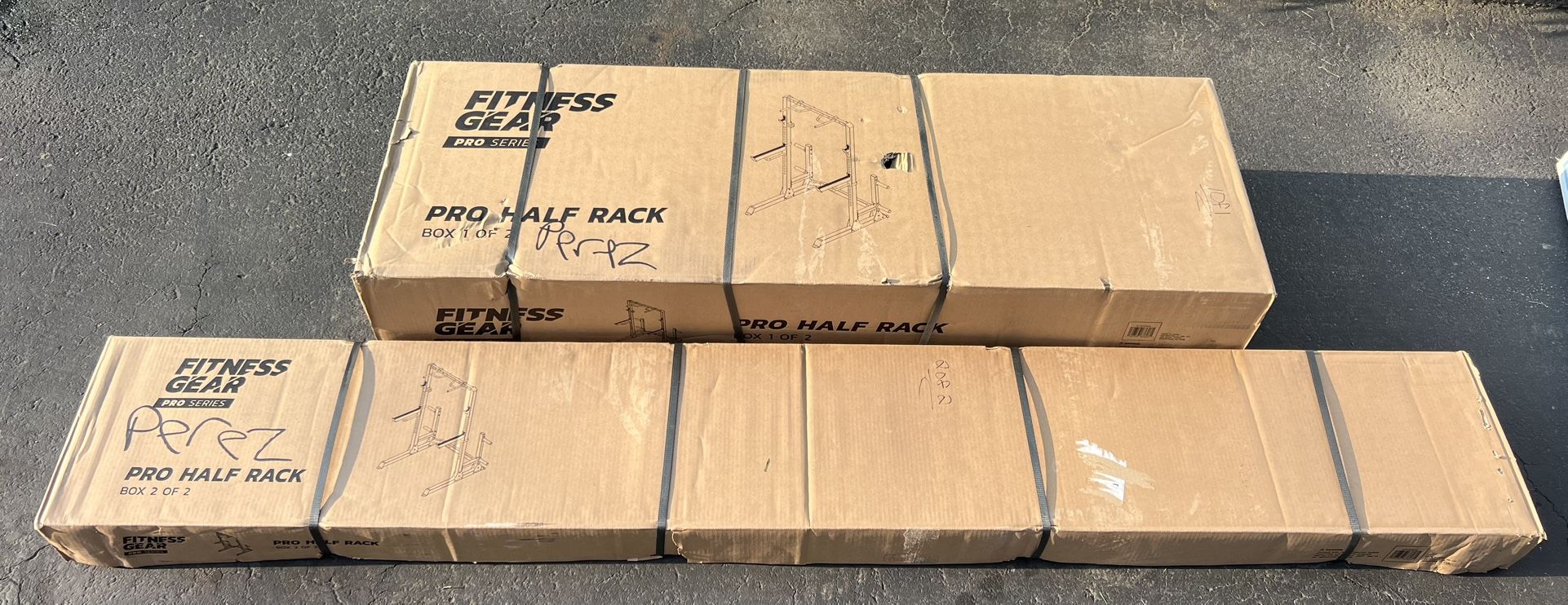 FITNESS GEAR PRO SERIES PRO HALF RACK