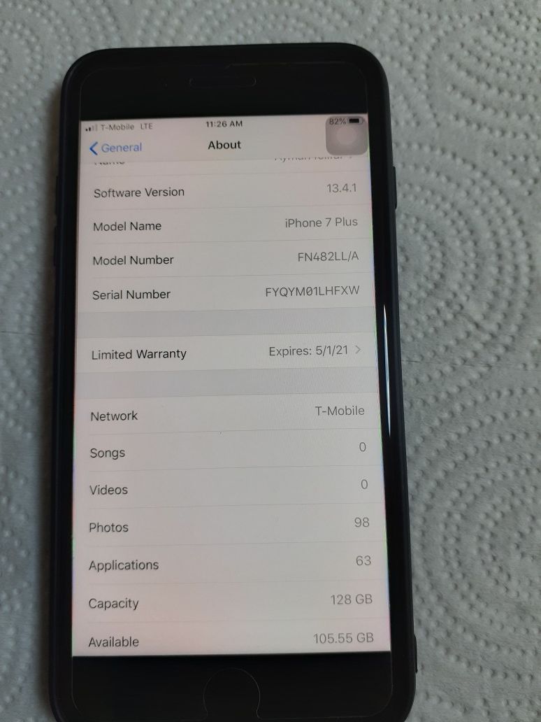 IPHONE 7 PLUS 128 GB FACTORY UNLOCKED