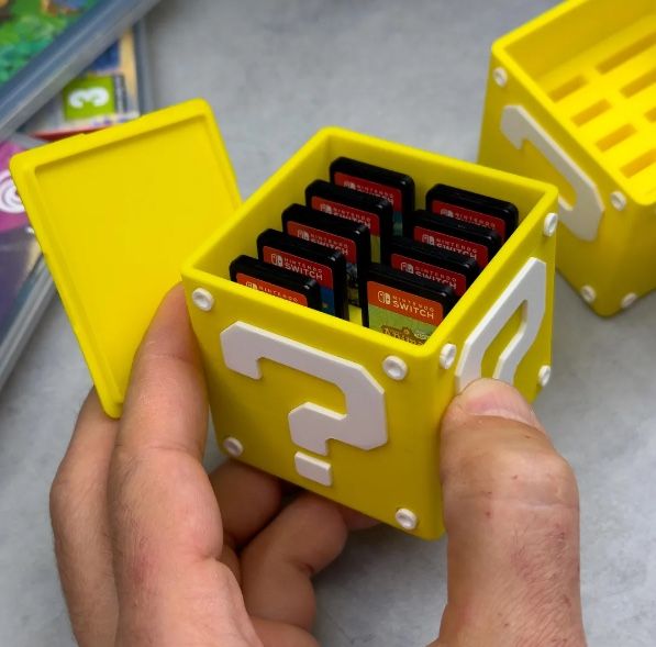 Nintendo Switch Super Mario Game Organizer 3d Printed 