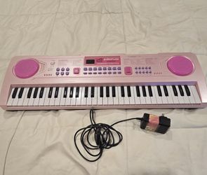 Pink Bigginers 61 Key Multiple Function Keyboard Piano