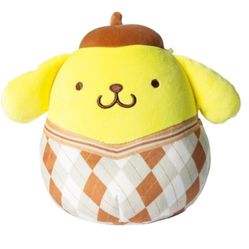Squishmallows HELLO KITTY Sanrio Characters Pompompurin Plaid Plush Doll NEW
