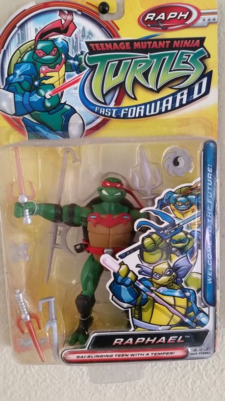 Teenage mutant ninja turtles fast forward raphael action figure