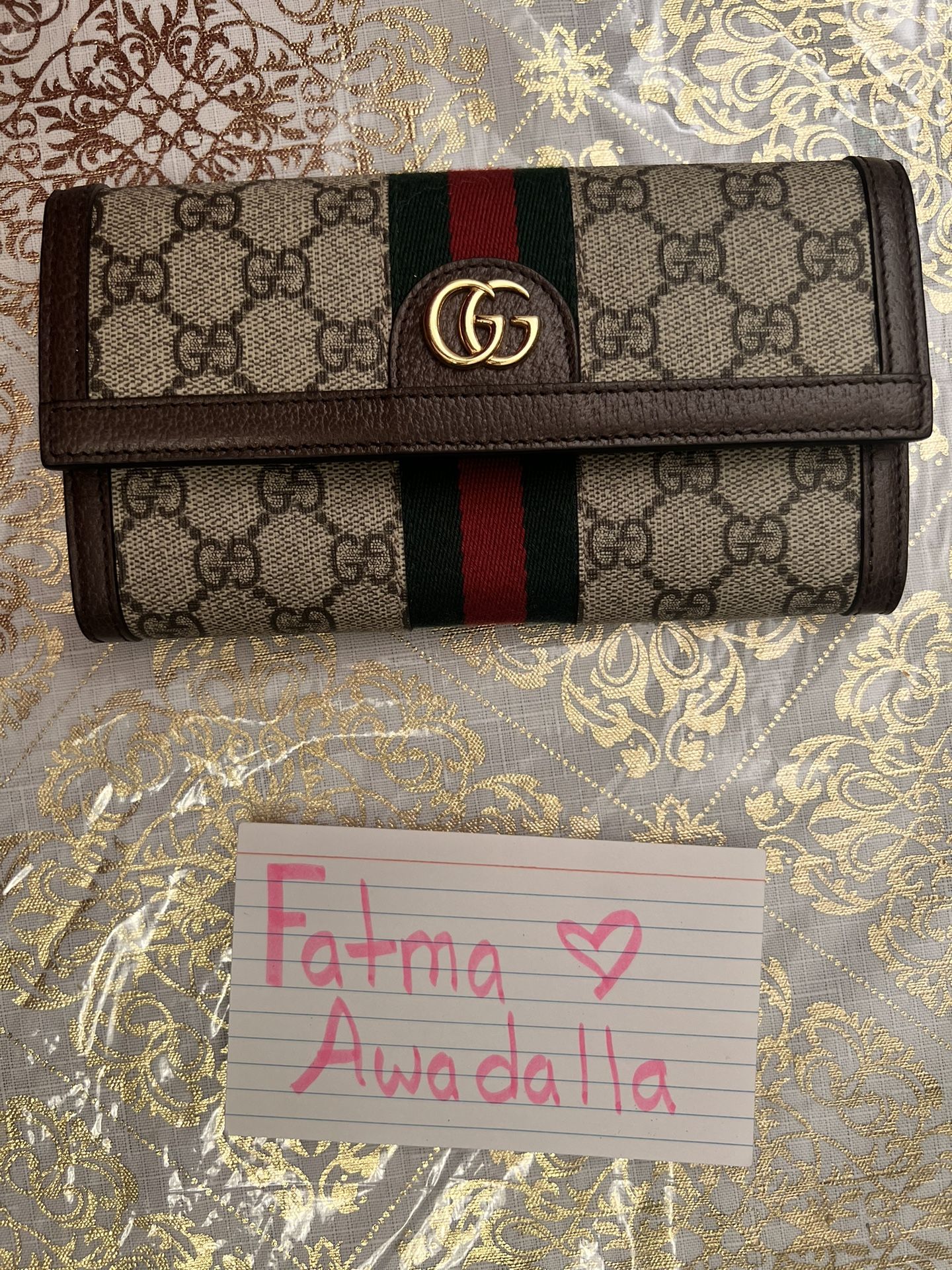 Ophidia GG continental wallet.