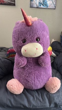 Big stuffed animal unicorn