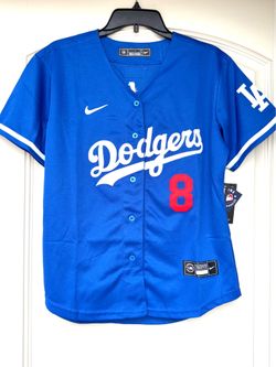 YOUTH:  MED + LARGE - DODGERS #8 KIKE HERNANDEZ JERSEY