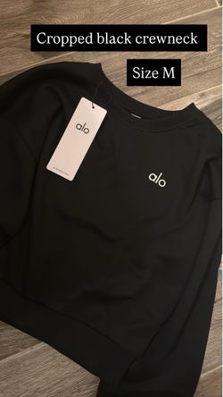 Cropped crewneck alo