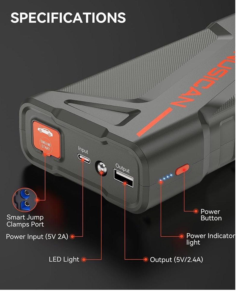 Car battery jumpstart
