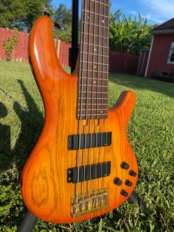 Yamaha TRB-6ii 6 string bass Amber Burst MIJ