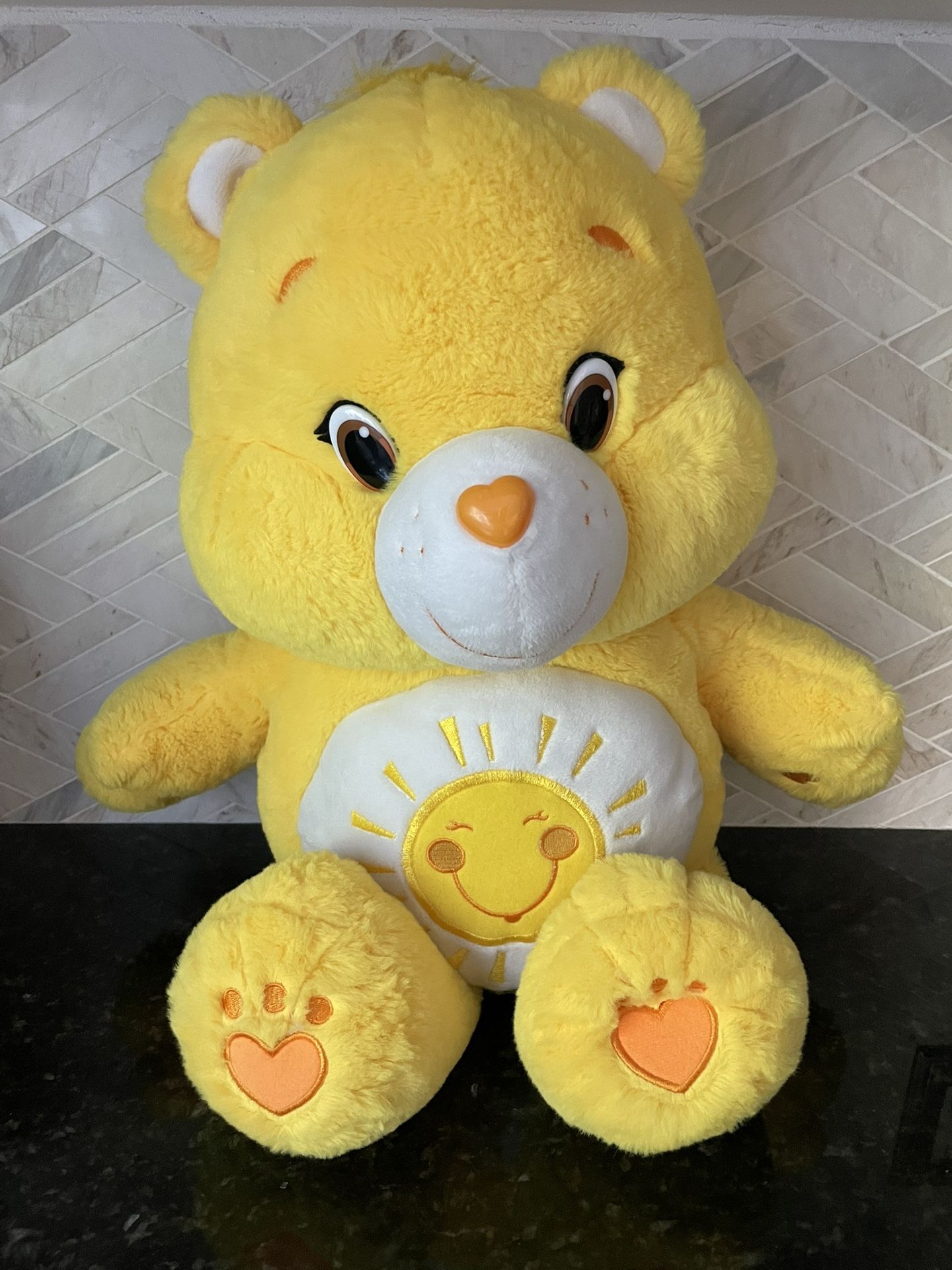 Care Bears Sunshine Large 20" Stuffed Plush Bear