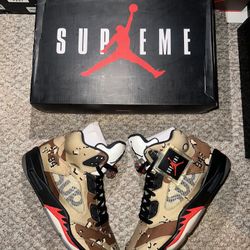 Grails ❤️‍🔥Nike Air Jordan 5 Og “Supreme Dessert Camo” Size 12‼️
