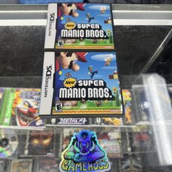 New Super Mario Bros DS $40 Gamehogs 11am-7pm