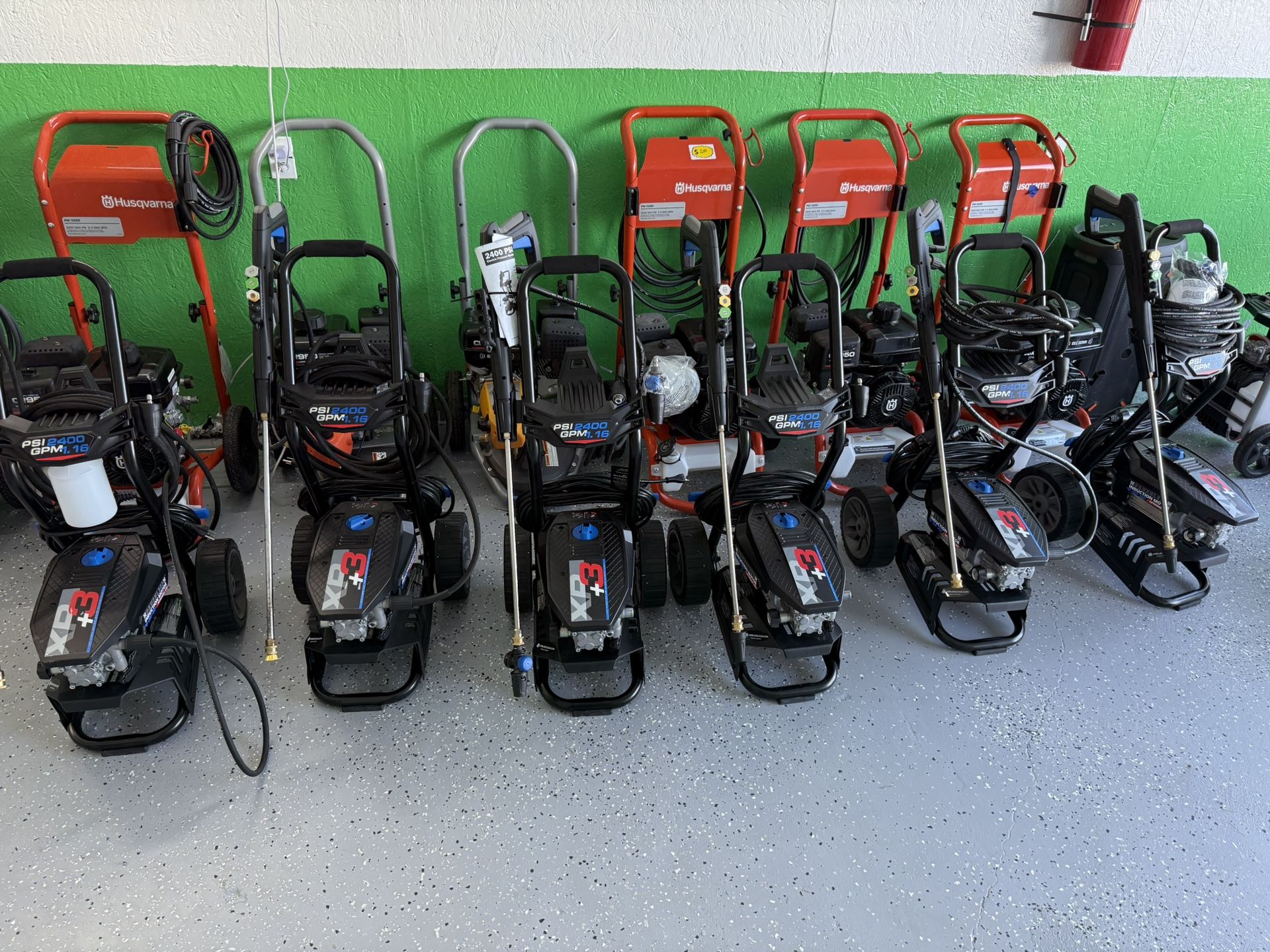 Gas & Electric Pressure Washer.