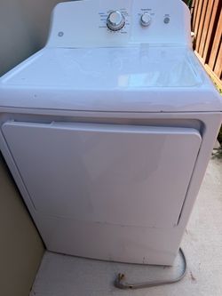 GE Electric Dryer White