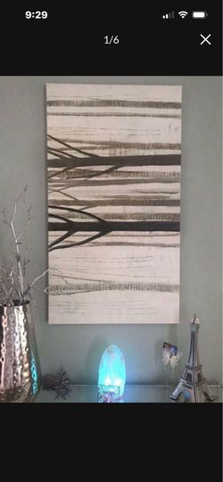 Abstract Tree Branch Canvas Wall Art