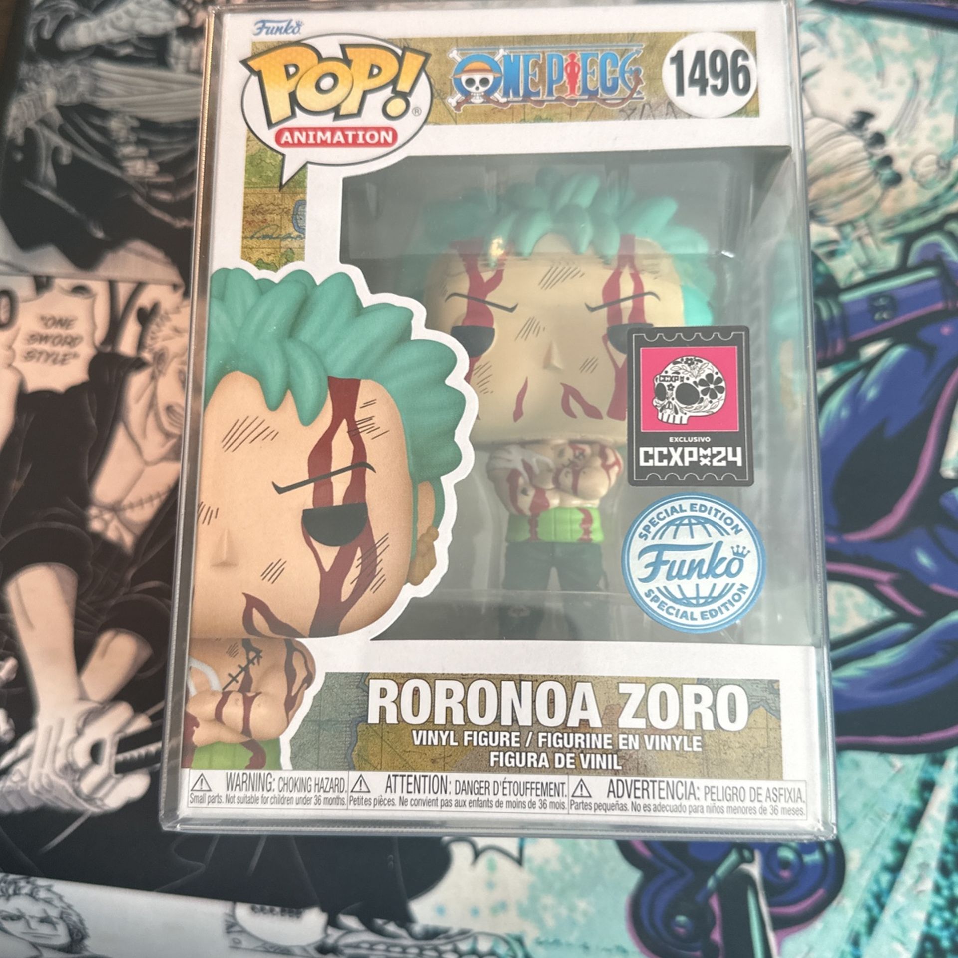 CCXP EXCLUSIVE Bloody Zoro!!! EXTREMELY RARE