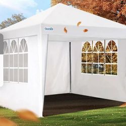 10 X 10 Canopy Tent With Side Walls
