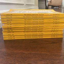 1958 National Geographics