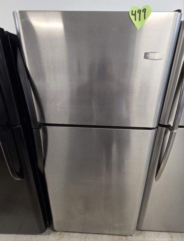 Top Freezer Refrigerator Used In Good Condition With 90days Warranty From $375 Up To $550