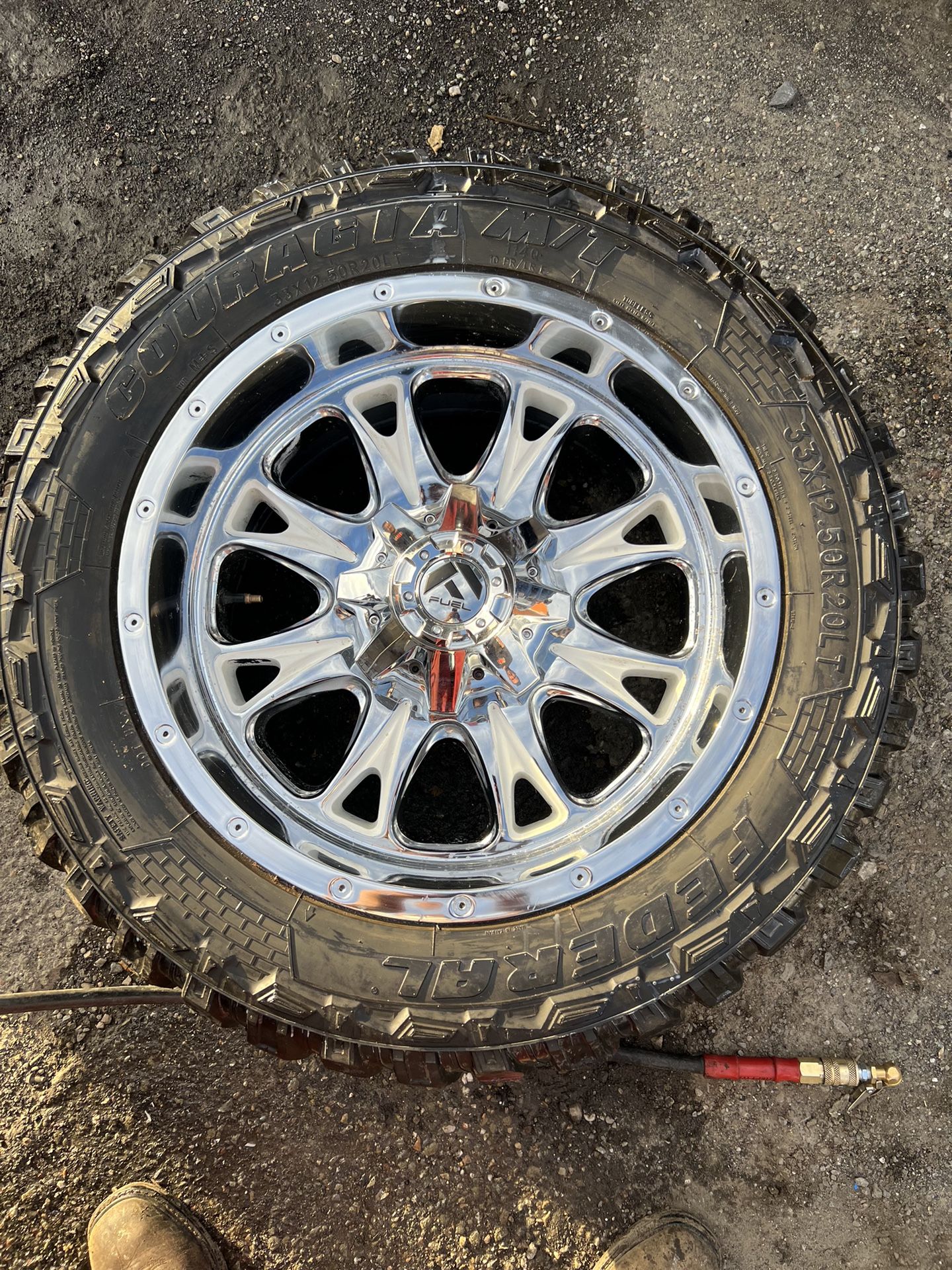 20x10 Fuel Wheels 8x180