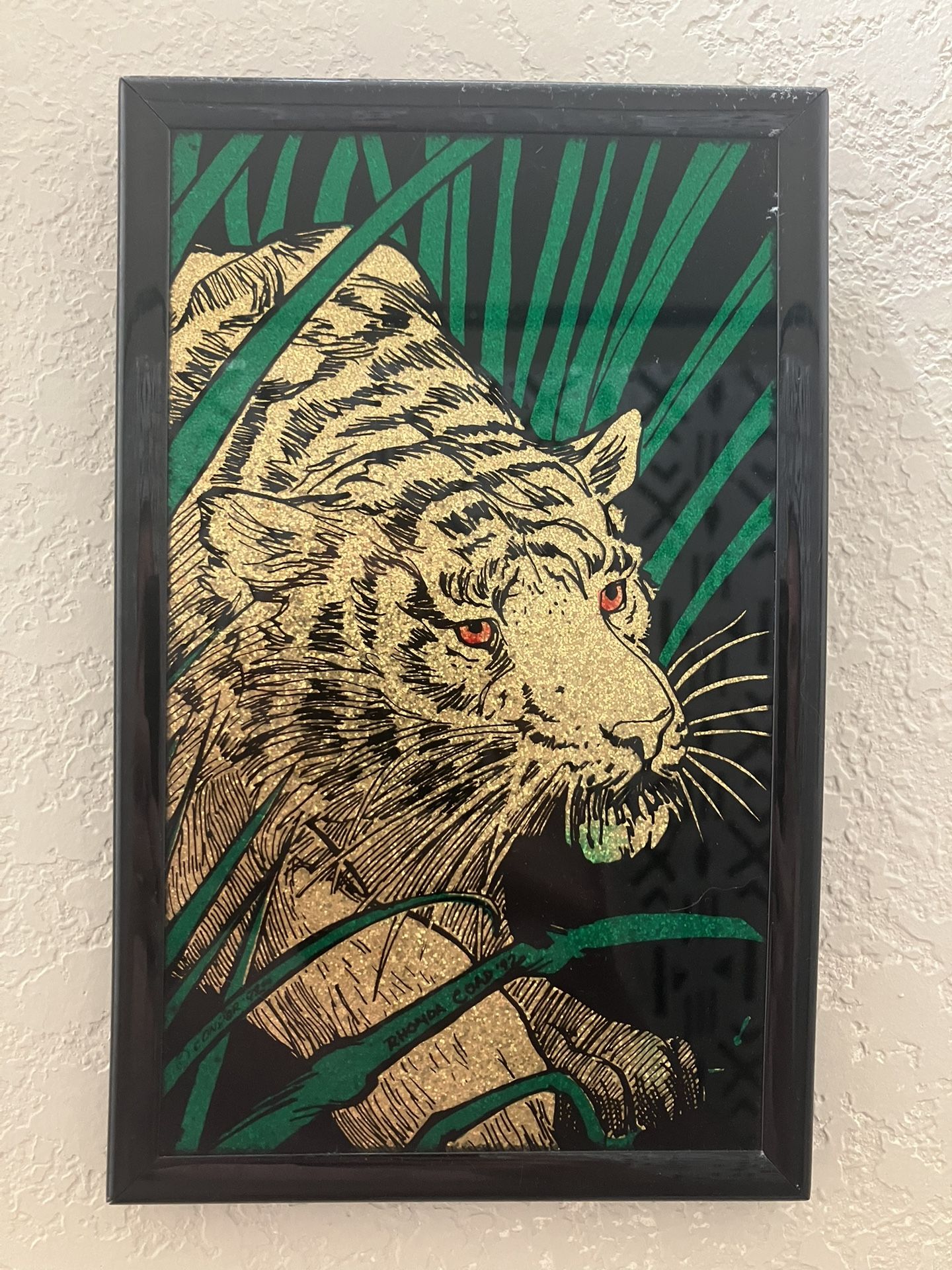 Glitter ✨ Tiger 🐅 Picture 