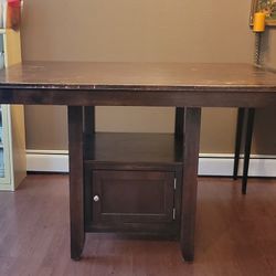 Counter Height Extendable Dining Table / Counter Height Kitchen Table 