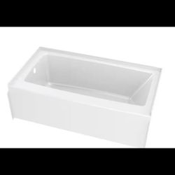 60 in. x 32 in. Alcove Deep Soaking Bathtub 