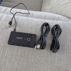 Two Computer Switching USB Hub