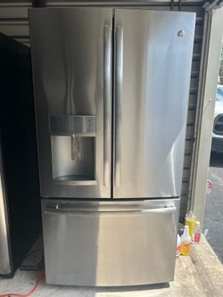GE Refrigerator French Door Stainless Steel