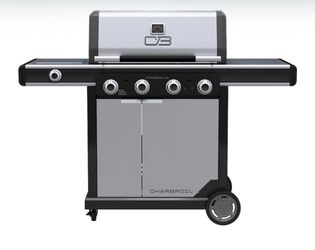 Charbroil Commercial Series Grill and Griddle Combo Stainless Steel 4 -Burner Infrared Liquid Propane...