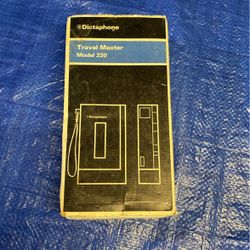 Dictaphone Travel Master Tape Recorder 