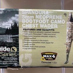 SPANDURA 5mm Neoprene Bootfoot Camo Chest Wader