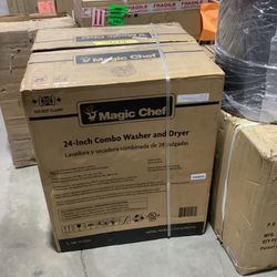 Magic Chef 2.7 cu. ft.  All-in-One Washer and Dryer Combo in Silver