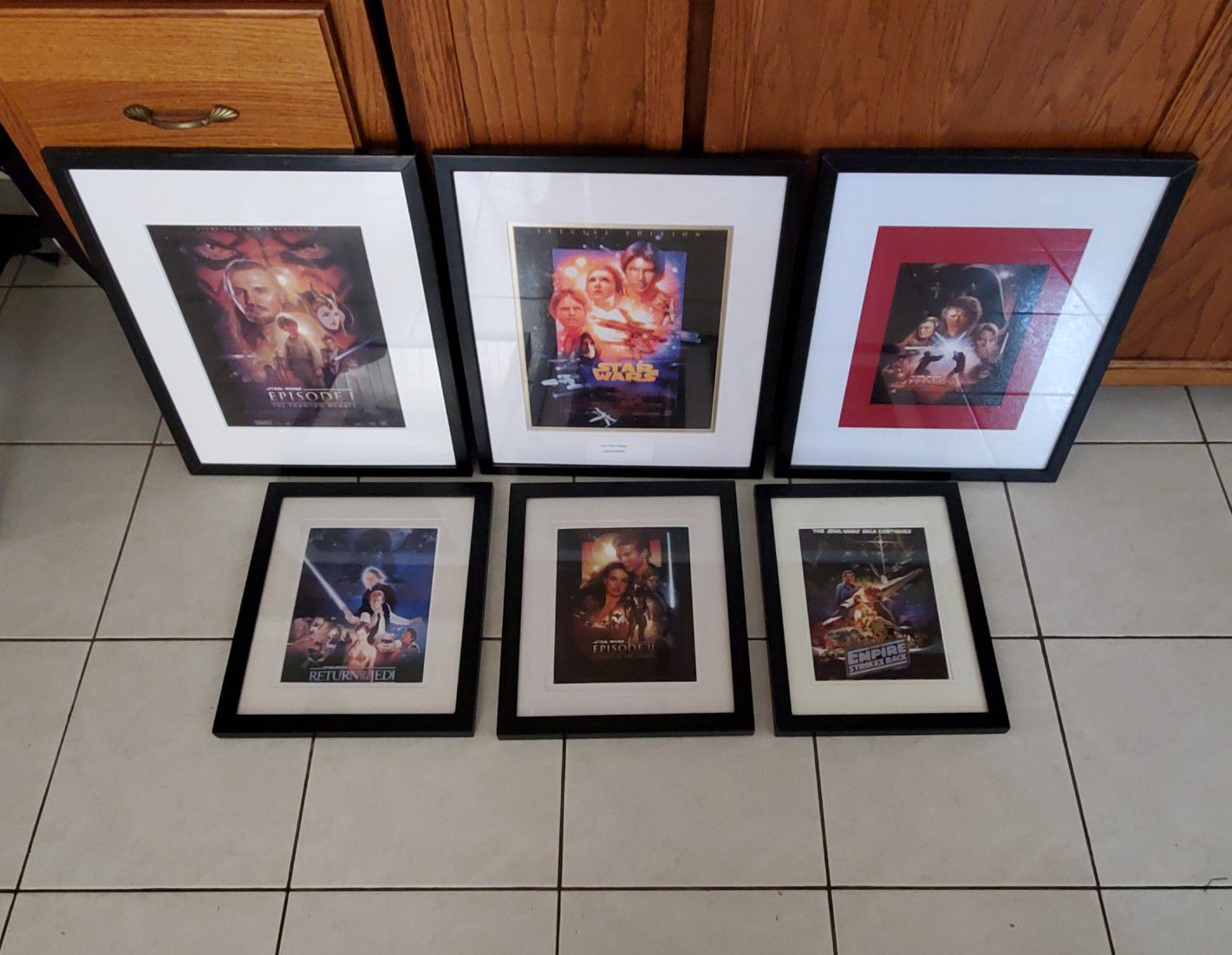 Set of 6 Framed - Star Wars - prints - Holmdel NJ