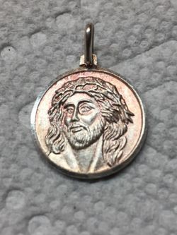 Jesus Christ pendant sterling silver
