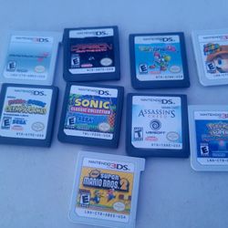 Nintendo 3ds DS Game Lot Mario Pokemon Sonic And More 