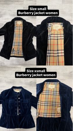 Burberry size XS & Small $120 each 100% authentic